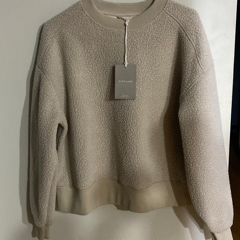 Everlane - The ReNew Teddy Oversized Crew